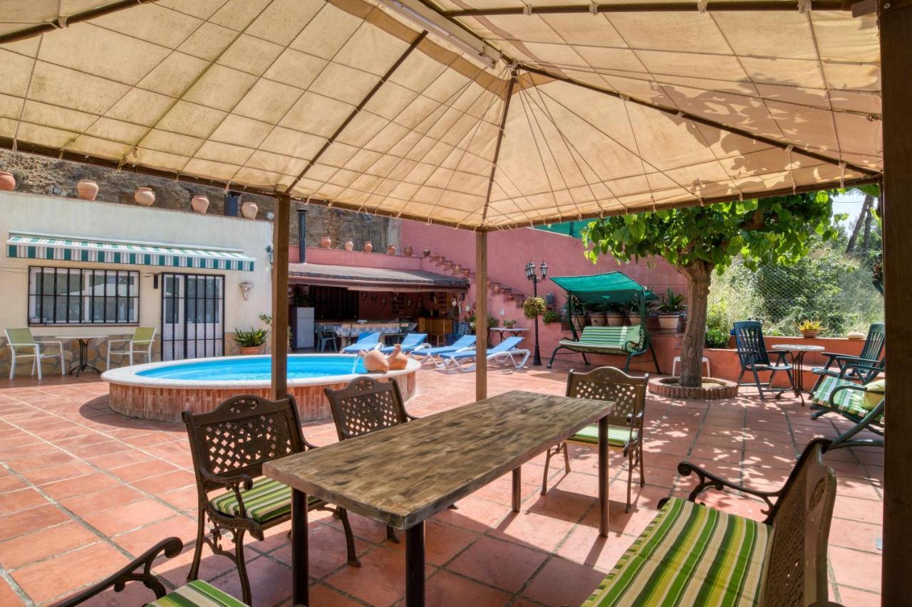 La Vinya Pineda de Mar Villa Bagian luar foto